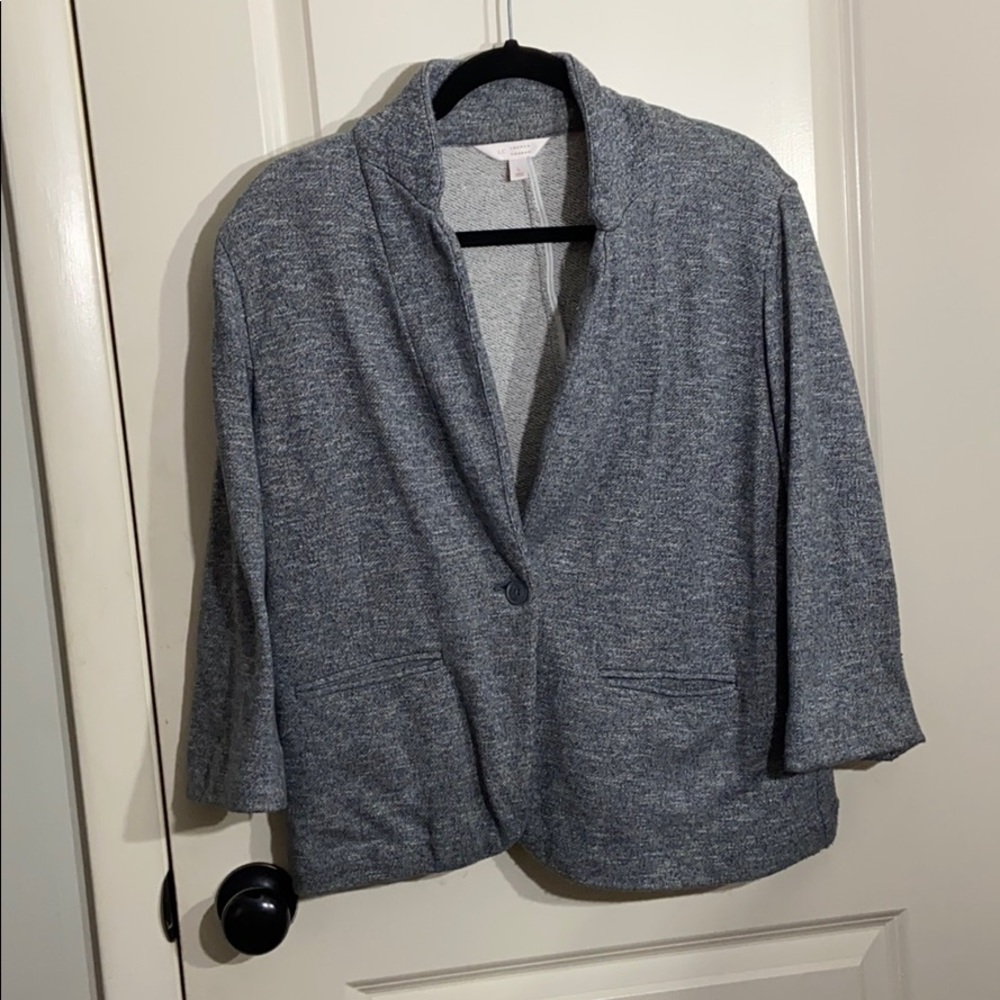 Lauren Conrad Knit gray blazer